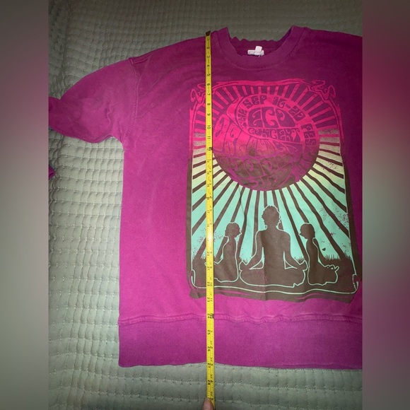 Le Lis Collection Celestial Oversized Pullover. Magenta. Size Medium. VGUC - Picture 8 of 9